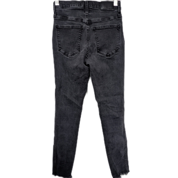 Madewell 10" High Rise Skinny Button Fly Jeans Sz 24 - Picture 3 of 11